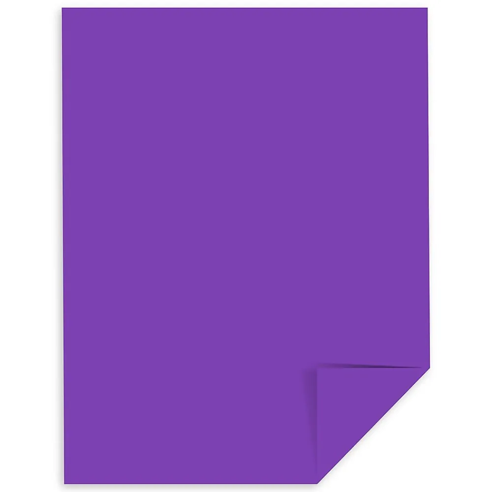 Multipurpose Paper*Astrobrights 8.5" x 11", Colored Paper, 24 lbs., , 500 Sheets/Ream (21961) Gravity Grape