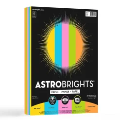 Multipurpose Paper*Astrobrights Colored Paper, 24 lbs., 8.5" x 11", Radiant Assortment, 300 Sheets/Ream (91642)