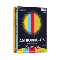 Large Quantity Paper*Astrobrights Colored Paper, 24 lbs., 8.5" x 11", Assorted Everyday Colors, 500 Sheets/Ream (99743-01