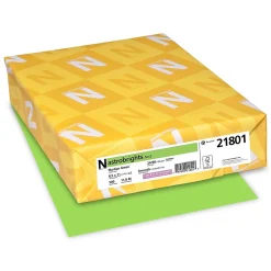 Multipurpose Paper*Astrobrights Colored Paper, 24 lbs., 8.5" x 11", Martian Green, 500 Sheets/Ream (21801)