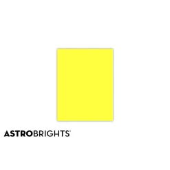 Multipurpose Paper*Astrobrights Colored Paper, 24 lbs., 8.5" x 11", Lift-Off Lemon, 500 Sheets/Ream (21011)