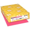 Multipurpose Paper*Astrobrights Colored Paper, 24 lbs., 8.5" x 11", Plasma Pink, 500 Sheets/Ream (22119)