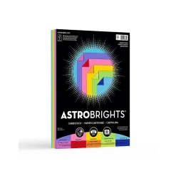 Card Stock*Astrobrights Double-Color 70 lb. Cardstock Paper, 8.5" x 11", Assorted Colors, 80 Sheets/Pack (98883)