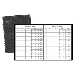 Accounting & Record Journals*AT-A-GLANCE Wirebound Visitor Book, 8.5" x 11", Black (80580 05)