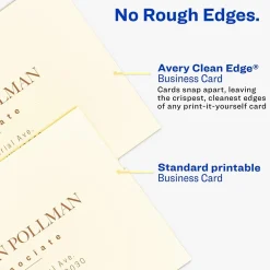 Business Cards*Avery Clean Edge Business Cards, 3.5