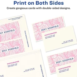 Business Cards*Avery Clean Edge Business Cards, 3.5