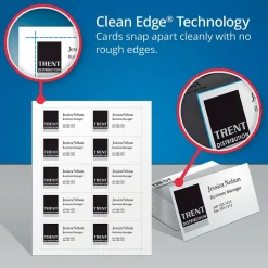 Business Cards*Avery Clean Edge Business Cards, 2