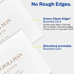 Business Cards*Avery Clean Edge Business Cards, 2