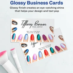 Business Cards*Avery Clean Edge Business Cards, 2