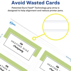 Business Cards*Avery Sure Feed Business Cards, 2