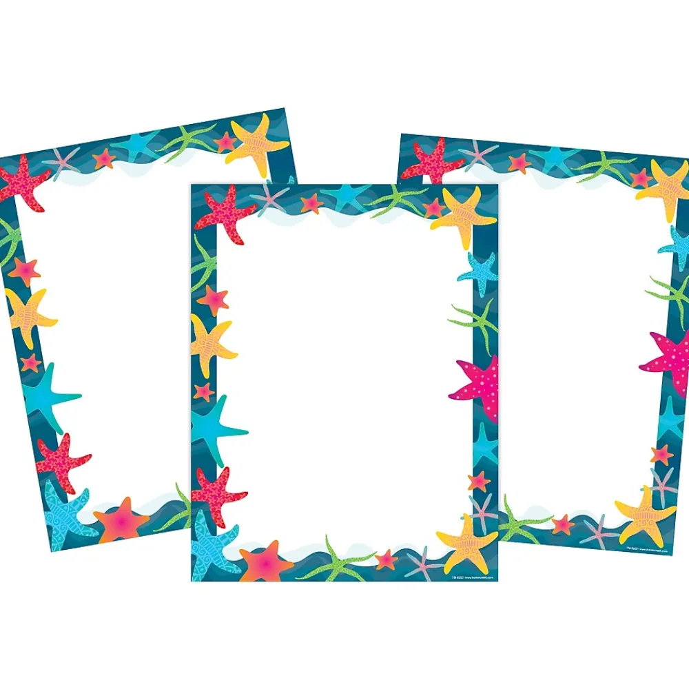 Classroom Paper*Barker Creek 8.5" x 11" Kai Ola Starfish Computer Paper Pack, 150 Sheets/Set (4314)