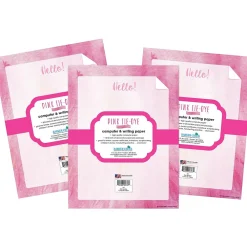 Classroom Paper*Barker Creek 8.5" x 11" Tie-Dye Pink Computer Paper Pack, 150 Sheets/Set (4344)