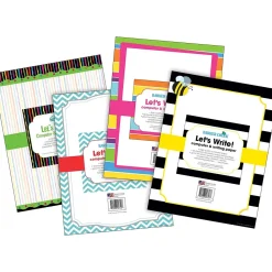 Classroom Paper*Barker Creek Chevron & Stripes Designer Computer Paper Set, 200 Sheets/Set (BC3723)
