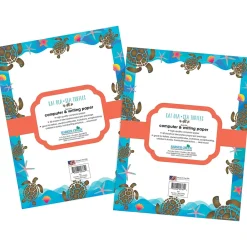 Classroom Paper*Barker Creek Kai Ola Sea Turtles Computer Paper Pack, 100 Sheets/Set (4204)