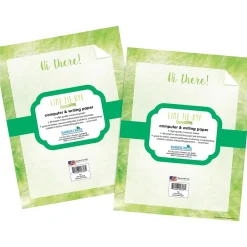 Classroom Paper*Barker Creek Lime Tie-Dye Computer Paper Pack, 100 Sheets/Set (4339)