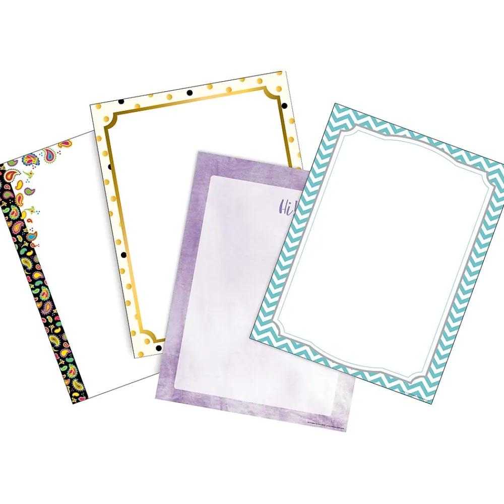 Classroom Paper*Barker Creek Now We're Stylin' Designer Computer Paper Set, 200 Sheets/Set (SS0755)