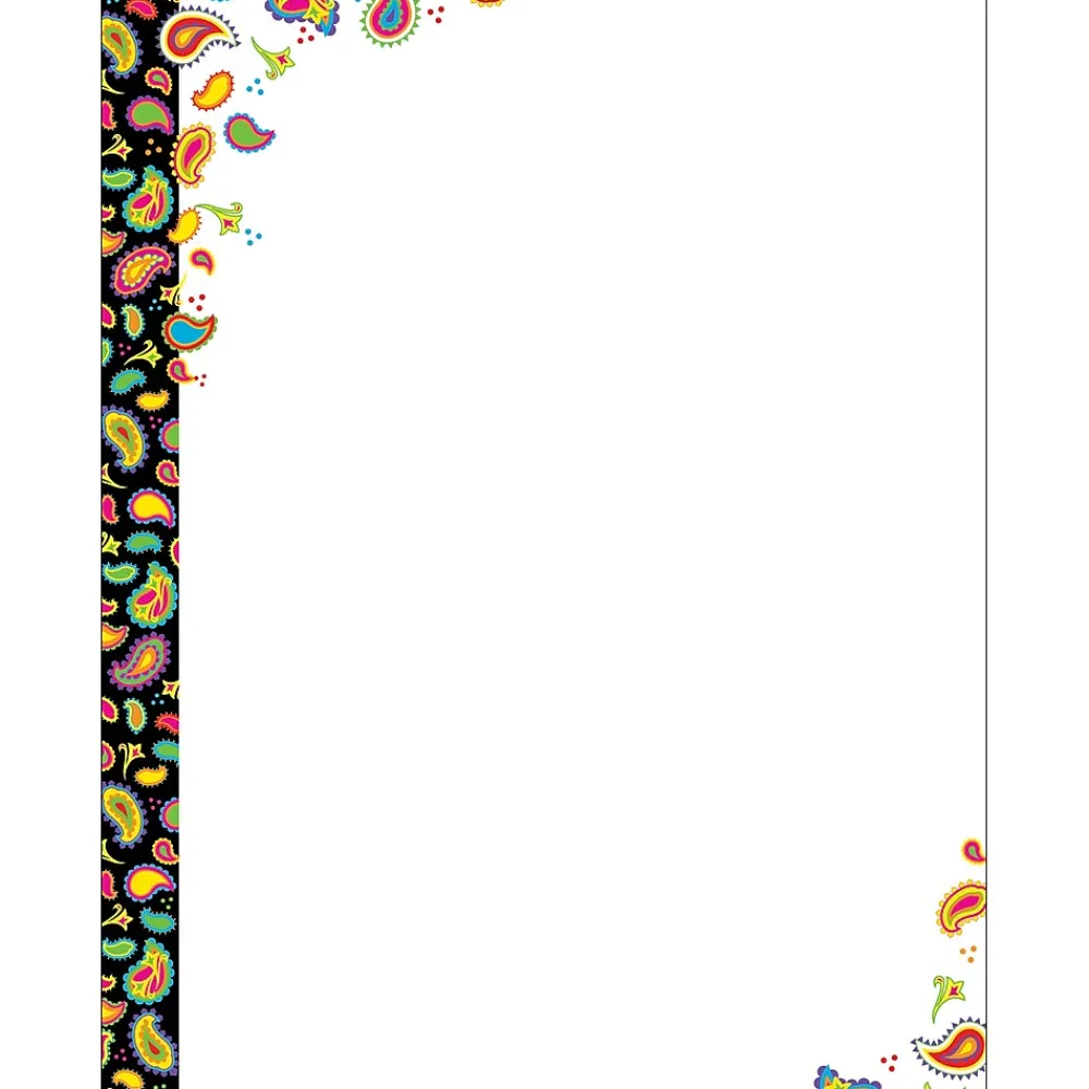 Classroom Paper*Barker Creek Now We're Stylin' Designer Computer Paper Set, 200 Sheets/Set (SS0755)