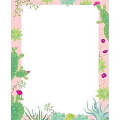 Classroom Paper*Barker Creek Prickles Computer Paper, 8 ½” x 11", 50 Sheets/Pack (BC701)