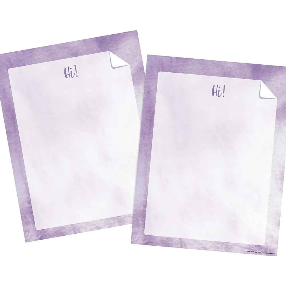 Classroom Paper*Barker Creek Purple Tie-Dye Computer Paper Pack, 100 Sheets/Set (4338)