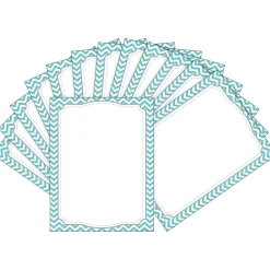 Classroom Paper*Barker Creek Turquoise Chevron Computer Paper, 100 Sheets/Set (BC3623)