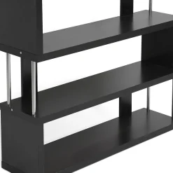 Bookcases*Baxton Studio Barnes 43.38'' W x 11.5'' D Bookshelf, Dark Brown (4339-STPL)