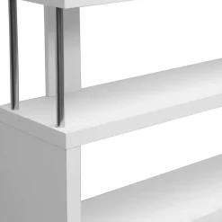 Bookcases*Baxton Studio Barnes 43.38'' W x 11.5'' D Bookshelf, White (4833-STPL)
