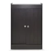 Storage Cabinets*Baxton Studio Francois 45" High Wood Shoe-Rack Cabinet with Four Shelves, Espresso (2633-5377-STPL)