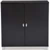 Storage Cabinets*Baxton Studio Marcy 35.1'' W x 15.6'' D Storage Cabinet, Dark Brown (6469-STPL)