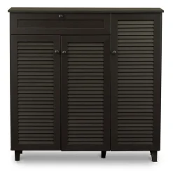Storage Cabinets*Baxton Studio Pocillo 45.25'' W x 14.5'' D Storage Cabinet, Dark Brown (5308-STPL)