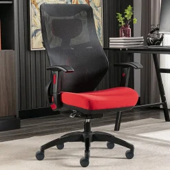 Ergonomic Chairs*Beautyrest Duo-EX Ergonomic Mesh Swivel Computer Chair, (60051-) Red