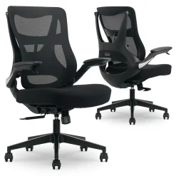 Ergonomic Chairs*Beautyrest ErgoMax Ergonomic Mesh Swivel Task Chair, (60078-BLK) Black
