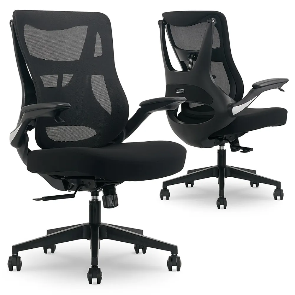 Ergonomic Chairs*Beautyrest ErgoMax Ergonomic Mesh Swivel Task Chair, (60078-BLK) Black