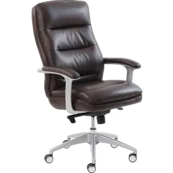 Ergonomic Chairs*Beautyrest Platinum Sofil Bonded Leather Executive Chair, (49404BR) Brown