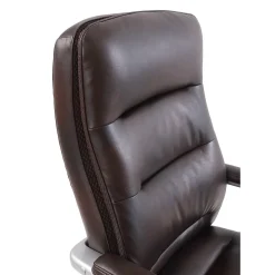 Office Chairs*Beautyrest Platinum Sofil Bonded Leather Executive Chair, (49404BR) Brown