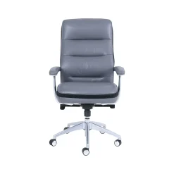 Ergonomic Chairs*Beautyrest Platinum Sofil Bonded Leather Executive Chair, (49404) Gray