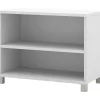 Storage Cabinets*bestar ® Pro-Linea 28" Laminate 2-Shelf Bookcase, White (120160-1117)