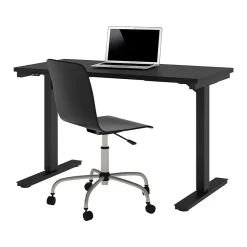 Standing Desks*bestar Universel 48"W Electric Height Adjustable Desk, Black (65857-18)
