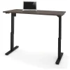 Standing Desks*bestar Universel 60"W Electric Height Adjustable Desk, Antigua (65867-52)