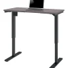 Standing Desks*bestar Universel 48"W Electric Height-Adjustable Desk, Slate (65857-59)