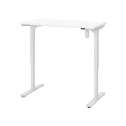 Standing Desks*bestar Universel 48"W Electric Height Adjustable Desk, White (65836-17)