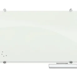 Dry Erase*Best-Rite Visionary Glass Dry-Erase Whiteboard, 3' x 2' (83843)