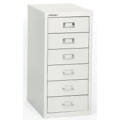 File Cabinets*Bisley ® 6 Drawer Steel Desktop Multidrawer Cabinet, White