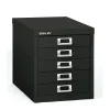 File Cabinets*Bisley ® 5-Drawer Steel Desktop Multidrawer Storage Cabinet, Black (MD5-BK)