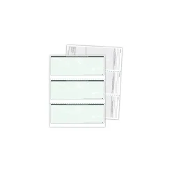 Security & Carbon*Blanks USA Kan't Kopy 8.5" x 11" Security Check On Top, 60 lbs., Green, 750 Sheets/Pack (SC425GR)