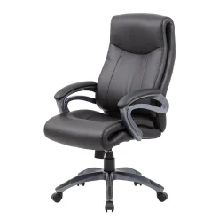 Office Chairs*Boss Office Products Boss Double Layer Executive Chair, Black (B8661)