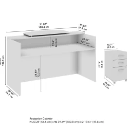 Office Desks*Bush Business Furniture Arrive 72