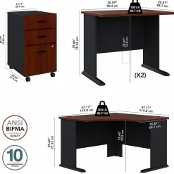 Office Desks*Bush Business Furniture Cubix 84