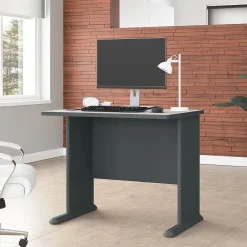 Computer Desks*Bush Business Furniture Cubix 36"W Desk, (WC8436A) Slate/White Spectrum