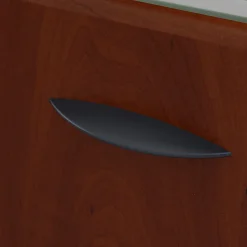 Computer Desks*Bush Business Furniture Cubix 36W Desk with Mobile File Cabinet, (SRA024HCSU) Hansen Cherry/Galaxy