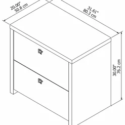 File Cabinets*Bush Business Furniture Echo Lateral File Cabinet, Pure White (KI60102-03)